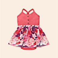 FLOWER PRINT BODYSUIT BABY (3-6 MONTH & 6-12 MONTH)