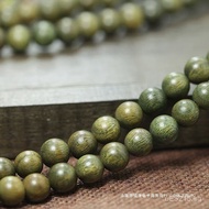 Green Sandalwood Bracelet for Women, Argentinian Men's Bracelet, Sandalwood Beads, Buddhist Prayer B
