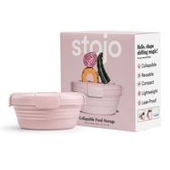 STOJO Collapsible Bowl - Carnation, 36oz - Reusable Silicone Bowl for Hot and Cold Food - Perfect fo