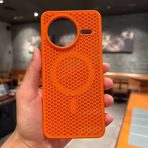 For Xiaomi Poco F7 Pro Ultra Case Honeycomb Heat Dissipation Breathable Magnetic Back Cover For Xiao