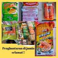 Sosej Thai/hotdog thai 1kg-sosej keju/sosej pulut/sosej sandwich/sosej ayam/sosej cheese