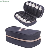 PATRICIA1 Essential Oil Storage Bag, 10Slots 10-15ML Essential Oil Bottle Holder, Lightweight Shockp