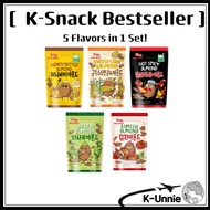[Korean Snack] Nuts Holic Almond 5 Flavors (30g x 5) | Kimchi, Buldak, Wasabi, Honey Butter, Grilled