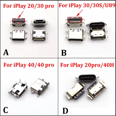 2-5pcs Type-C USB Jack Female Socket Charging Port Plug Dock Connector For Alldocube iPlay 20 20Pro 