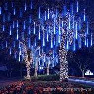 LED Meteor Shower Light Solar Meteor Shower Light String Outdoor Lighting Decorative Light Christmas