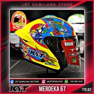 KYT Helmets TTR JET [MERDEKA 67 EDITION]