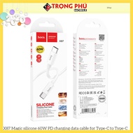 TypeC-TypeC Hoco X87 soft silicone charging cable 60w Shop