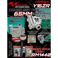 HIPOWER RACING COMBO SET 6 BARANG YAMAHA Y16ZR Y16 R15 MT15 65MM COMBO SET PNP (SUPERHEAD 22/25 BLOC