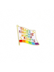 彩虹旗卡通圖案「平權運動人權」搪瓷針 Cute Animal胸針獎章,可裝飾背包、衣物,適合送給小孩或朋友作為禮物