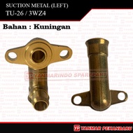 TU26 Suction Metal LEFT Elbow Kiri Mesin Semprot Hama