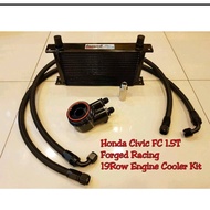 Honda Civic FC 1.5 Turbo Forged Racing Engine Oil Cooler Kit