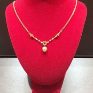 22k / 916 Gold Heart Necklace by Best Gold Shop