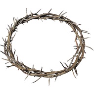 Mahkota Duri Yesus - Cincin Mahkota Duri, Mahkota Duri 7.5-8", Hiasan Mahkota Duri Buatan Tangan yan