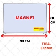 WHITEBOARD SAKURA MAGNETIC HANGING WHITE BOARD 90X60