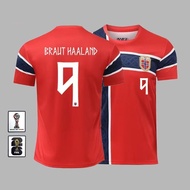 2026 World Cup Norway Home Jersey Erling Haaland 28-Year Return Golden Generation Football Shirt