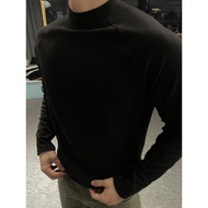GTAL American Style Long Sleeve Thermal Shirt Mens Inner Wear Half High Collar T-Shirt Polyester Fib