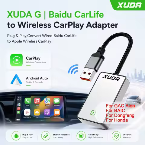 XUDA Smart Box For GAC Aion BAIC Dongfeng Honda Baidu Carlife Apple CarPlay and Android Auto WiFi & 