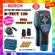 Bosch D-tect 120 D-Tect120 Professional Detector Battery Wall Scanner