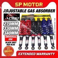 Apido Adjustable Gas Absorber 330mm 340mm 270mm EX5 Wave 100 110 125 Dash Bonus Sport Rider Lagenda 