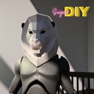 Lion mask - Lion mask - DIY paper model