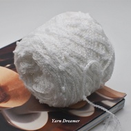 White Yarn for Crochet Thread Thick Crochet Yarn Wool Yarns Knitting Yarn Art Fluffy Yarn Crochet