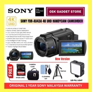 New Model Sony FDR-AX43A AX43 A 4K UHD Handycam Camcorder | Bundle Package | Sony Malaysia Warranty