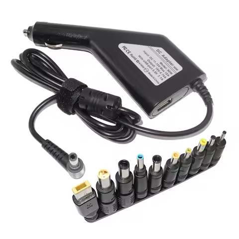 19V 4.74A 20V 4.5A 19.5V 4.62A 90W Laptop Universal Car Charger Dc Power Adapter for Asus Lenovo Ace