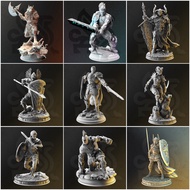 DnD Miniature Warrior & Fighter Set 1 Board Game
