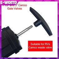 E-WOITD RV Camper Waste Valve Handle Sewer Drain Pull Handle For Camco 3" And 1-1/2" RV Motorhome Wa