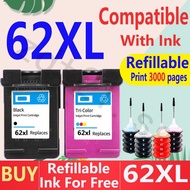 hp 62xl ink Ink cartridge hp 21 xl hp62xl hp 62 xl Compatible  for 5545 5640 5642 5540 5542 5544 804