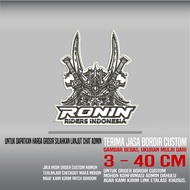 RONIN RIDERS INDONESIA PATCH EMBROIDERY LOGO/ EMBLEM HDP-660