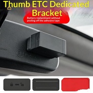 Sgmy Car EZ Tag Toll Pass Holder Adhesive Removable Easy Install Compact for Windshield Mount QDD