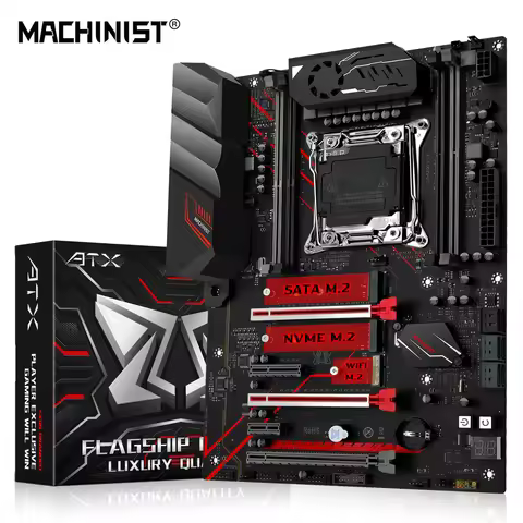 MACHINIST X99 Motherboard Support Intel Xeon E5 V3/V4 CPU LGA 2011-3 Processor DDR4 Four channel RAM
