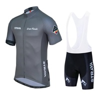 Big 2020 STRAVA Jersey Set Quick Dry Gray Dry Basic Clothes MTB Road Clothing Bas