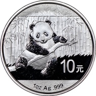 China silver panda 2014 CHINESE PANDA 1 OZ SILVER COIN 99.9% silver (original &amp; genuine)