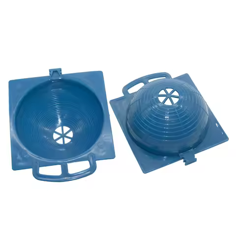 2pcs Bird Eggs Nest Pan Parrot Nest Box Bird Cage Decoration Plastic Mesh Bird Hatching Accessories 