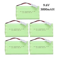 9.6v 3000mah Rechargeable Battery For Rc toys Cars Tanks Robots Gun NiMH Battery AA 9.6v 2400mah 3