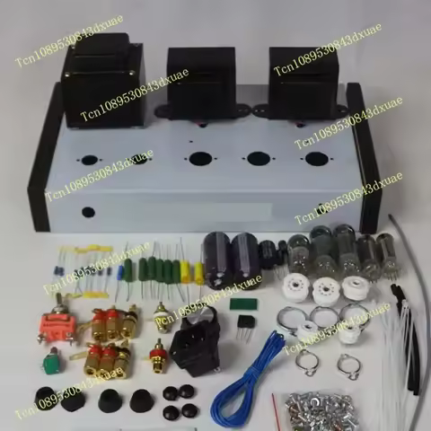 Nobsound Home Audio Tube Amplifiers DIY Kit 6Z4 + 6N2 + 6P1 Stainless Steel Shell Power Output 2 * 4