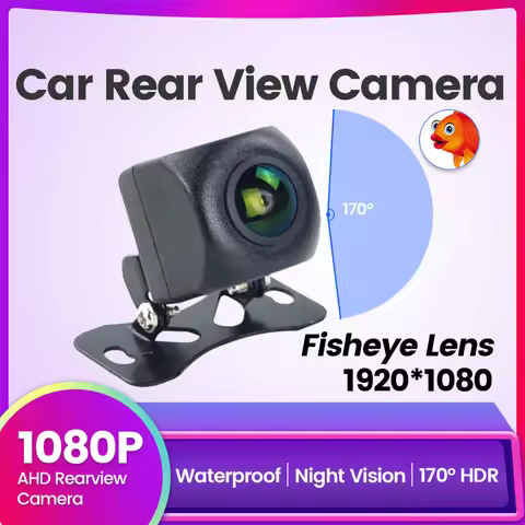 Navifly Universal 1080P AHD Backup Camera HD Rear View Reverse Camera 170°Wide Angle with AHD/CVBS