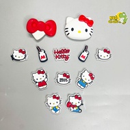Set jibbitz charms Hello Kitty 3D cao cấp gắn dép sục sticker hello kitty gắn dép cross theo bộ