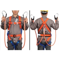 Full-Body Harness High-Strength Polyester Fall-Arrest Harness Safety Lanyard Shock Absorber Pack Wor