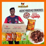 Agent Nz Crunchies Edisi Pouch - Snek, Kudapan, nz crunchies borong, kulit popia, kulit popia berperisa, popia cheese