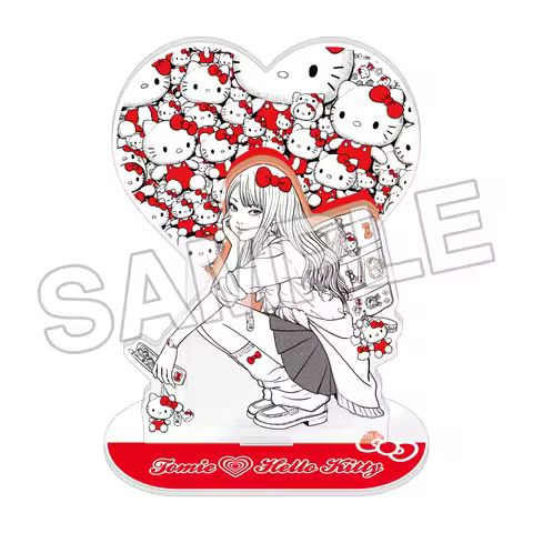 Tomie Junji Ito Peripherals Hello Kitty Creative Standing Plates Decorations High Face Value Cartoon