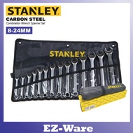 Stanley carbon steel 8-24 mm Combination Wrench Spanner Set (14 pcs)(8-24mm) 80946-8 Spanar 80-946