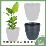 FELTON Round Plastic Flower Pot with Saucer Pasu Bunga - FBL2548