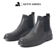 Men's Classic Retro Chelsea Boots, height increasing sole, office shape Chelsea Boots Men