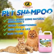 PH Balanced Pet Shampoo Dog Cat Shampoo 4L Sabun Anti bacteria Syampu Kucing Dog Shampoo Shampoo Pet