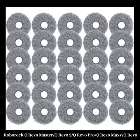 Mop Pads For Roborock Q Revo Master, Q Revo S, Q Revo Pro, Q Revo Maxv, Q Revo Curv Accessories Repl