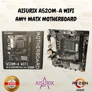 [Aisurix A520M PRO A WIFI AM4] M-ATX MOTHERBAORD 2 RAM SLOTS | M.2