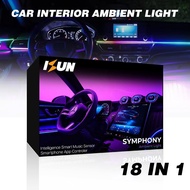 Car Ambient Light 18in1 Car Dashboard Ambience Light WRGB Matrix with Welcome Light Running Ambient 